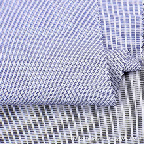 Polyester Shirt Fabric Bamboo Check Fabric Comfortable